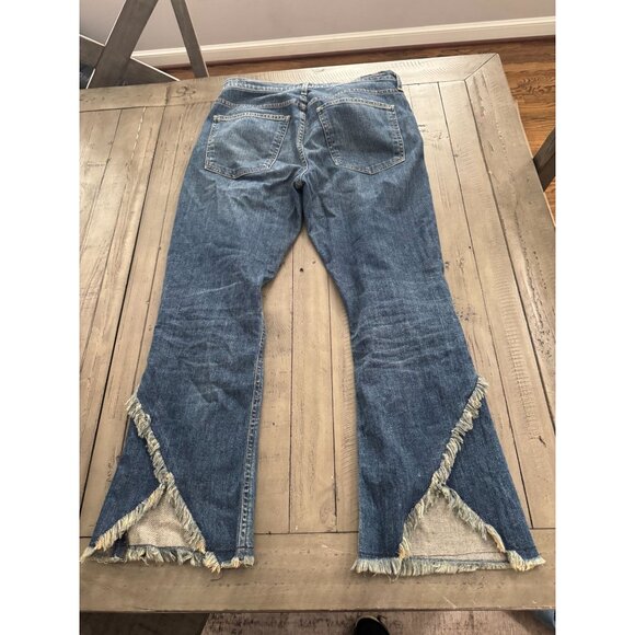Citizens of Humanity Drew Fray High Rise Cropped Flare Jeans Alterra Size 30 - Picture 3 of 3